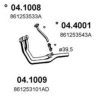 VW 861253101AD Exhaust Pipe